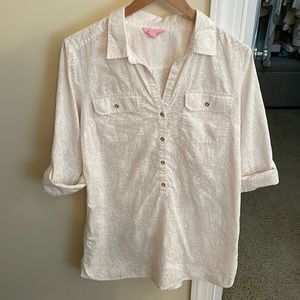 Lilly Pulitzer resort white cover-up size M